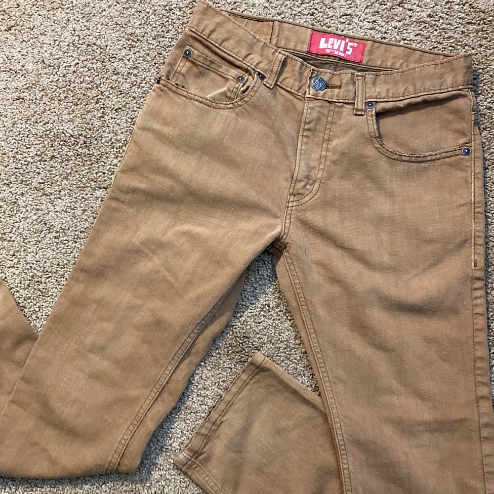 Brown Levis 511 jeans